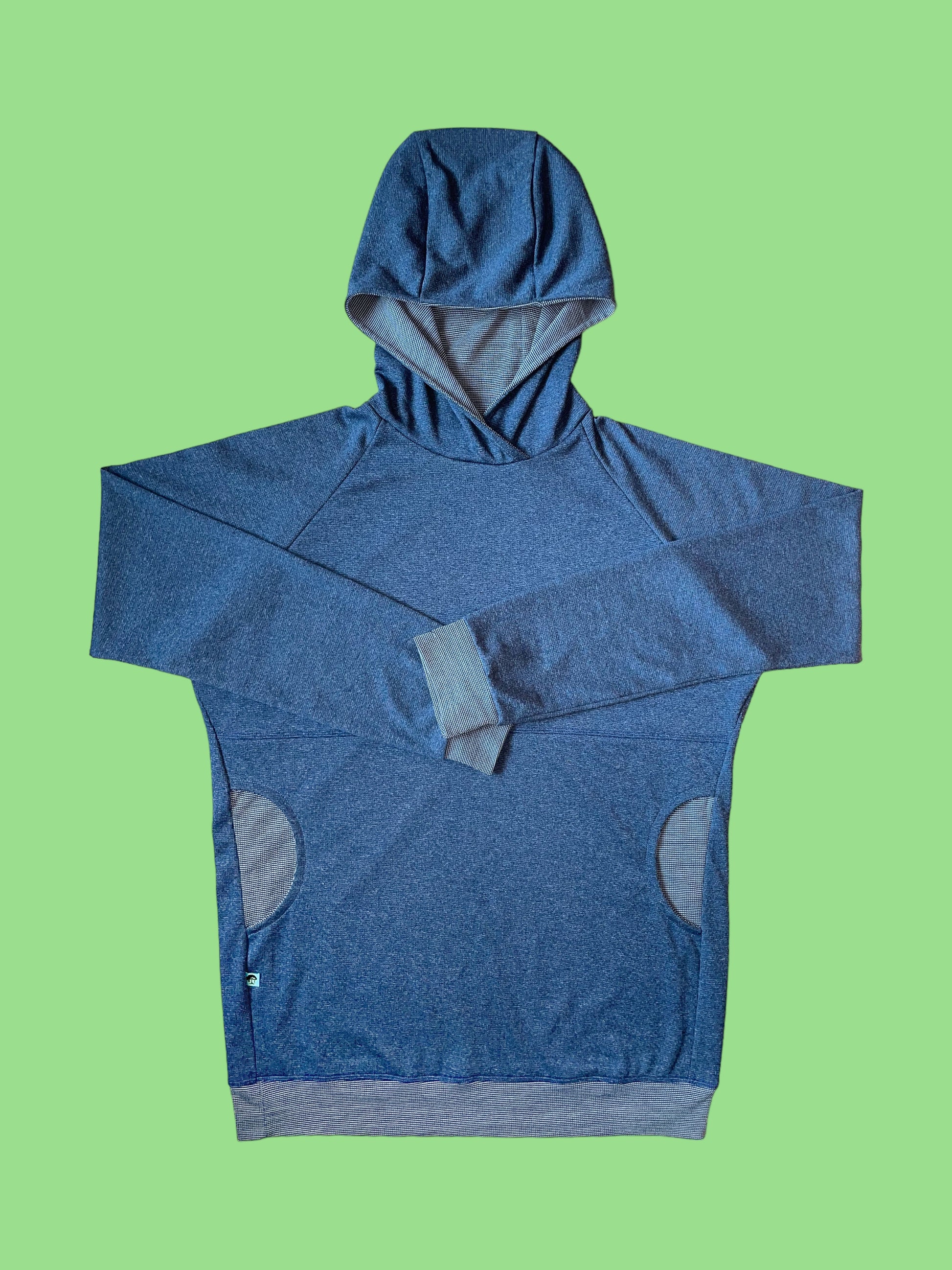 TrailZephyr Hoodie Color Mountain Shadow - Front View