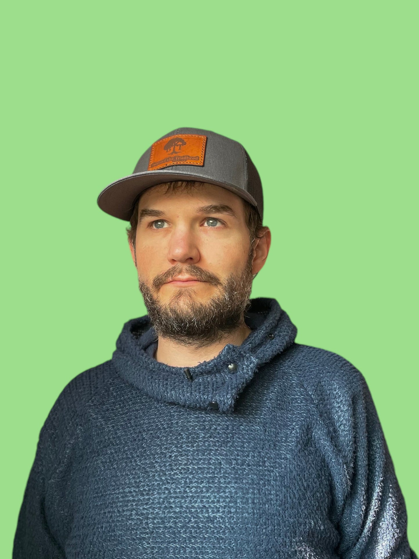 Beyond the Trailhead™ Logo Trucker Hat |  Charcoal/Black