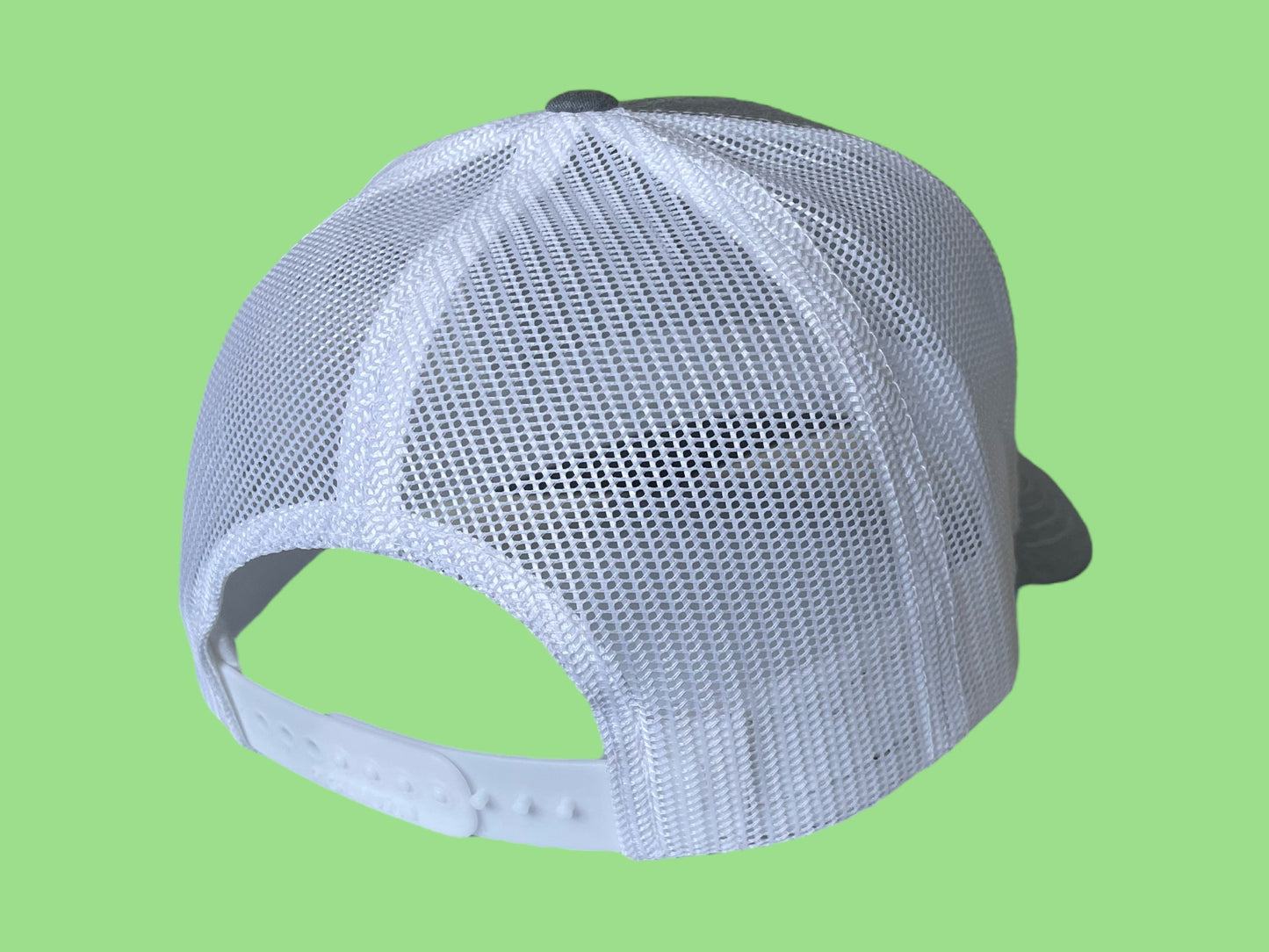 Beyond the Trailhead™ Logo Trucker Hat |  Heather Grey/White
