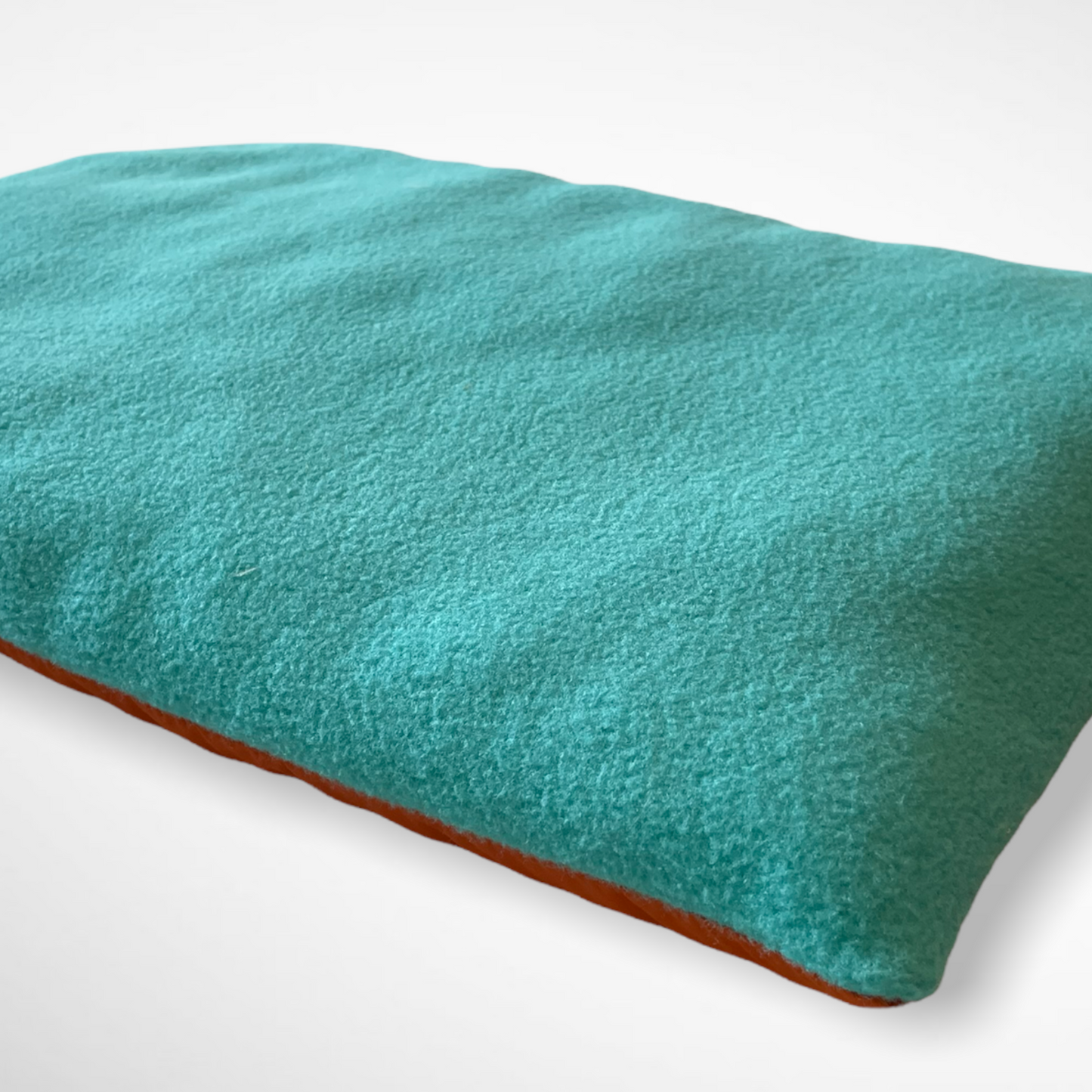 Alpha Fluff Pack Pillow-Orange/Teal