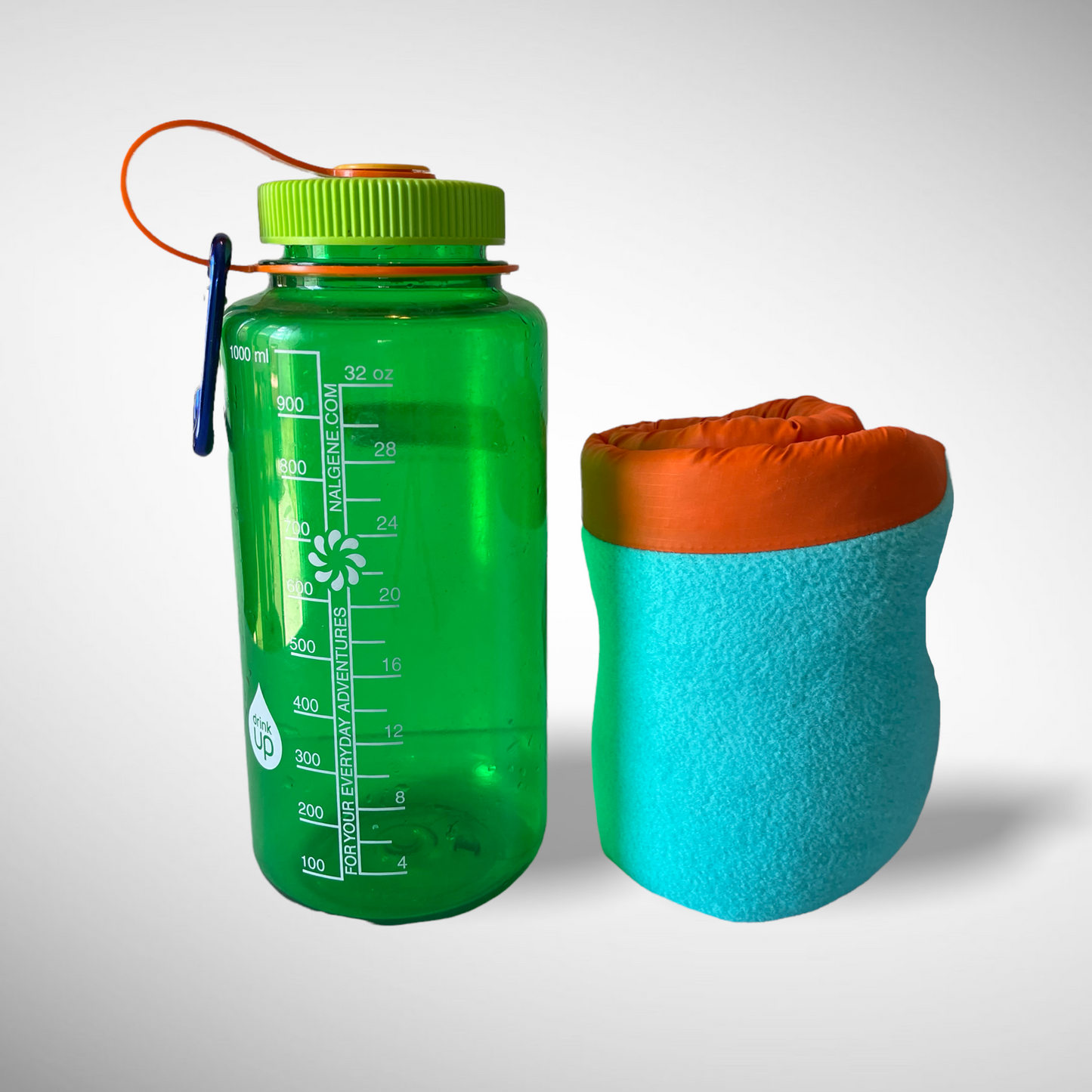 Alpha Fluff Pack Pillow-Orange/Teal