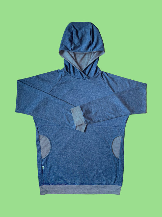 TrailZephyr Hoodie Color Mountain Shadow - Front View