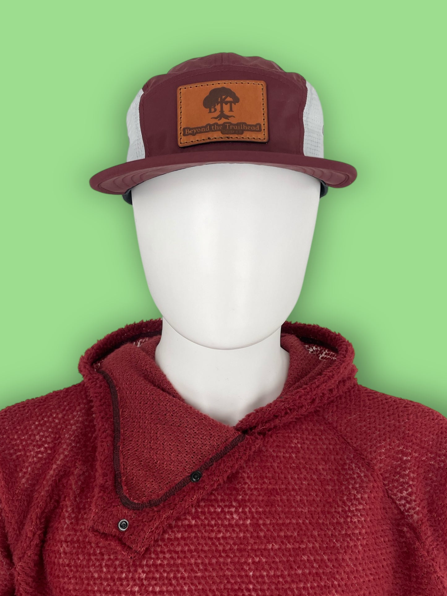 Alpha Direct Rip-Back Hoodie 90 | Burgundy