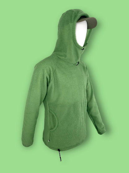 Alpha Direct Rip-Back Hoodie 90 | Bright Moss