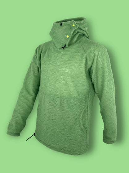 Alpha Direct Rip-Back Hoodie 90 | Bright Moss