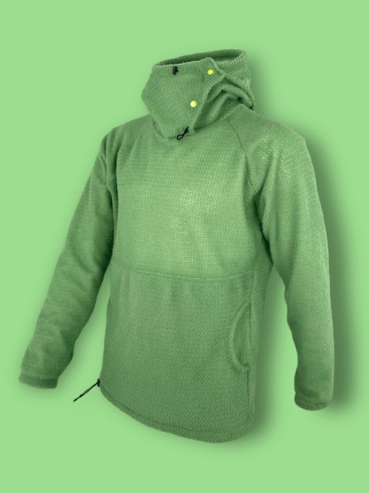 Alpha Direct Rip-Back Hoodie 90 | Bright Moss