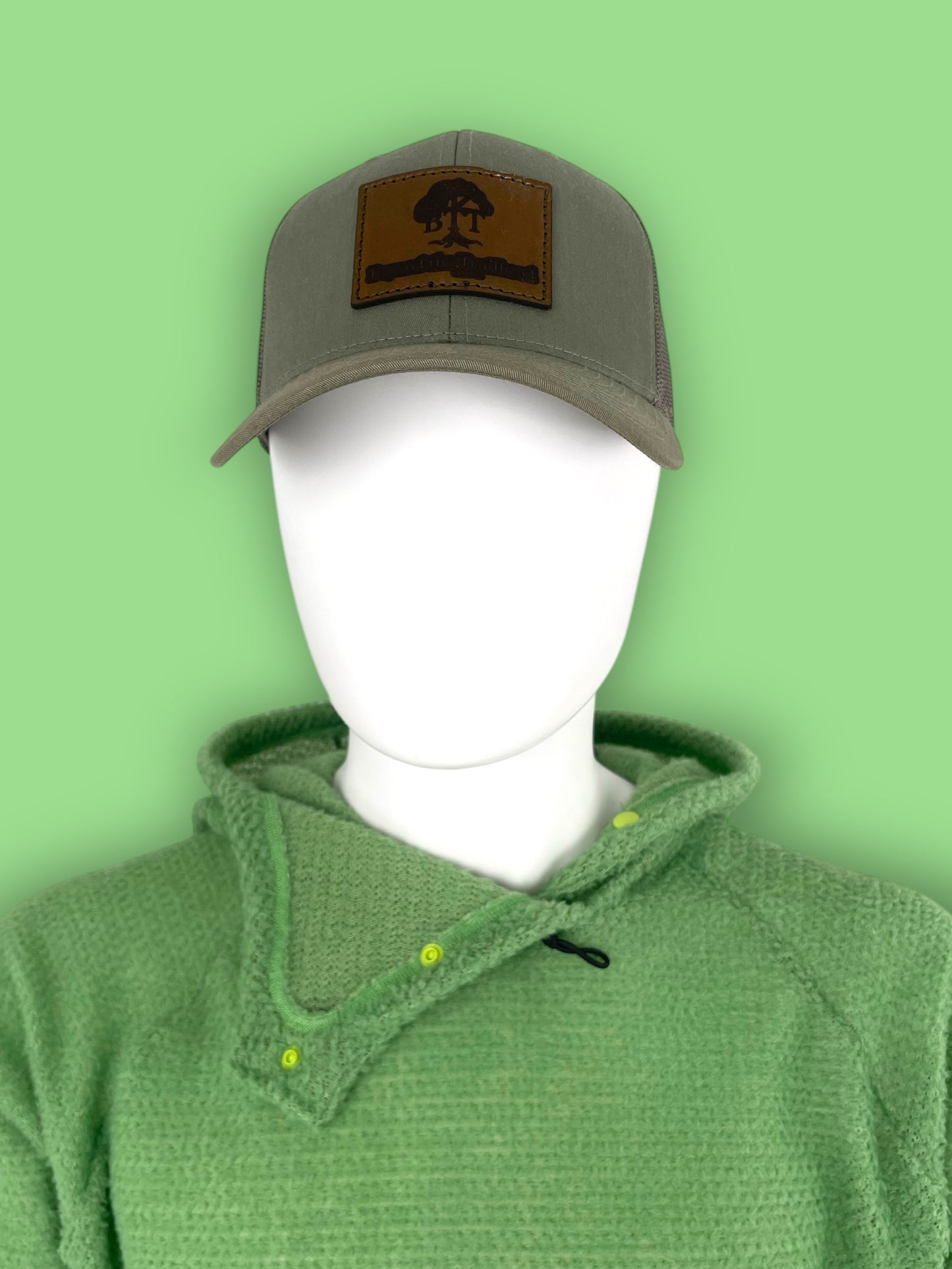 Alpha Direct Rip-Back Hoodie 90 | Bright Moss