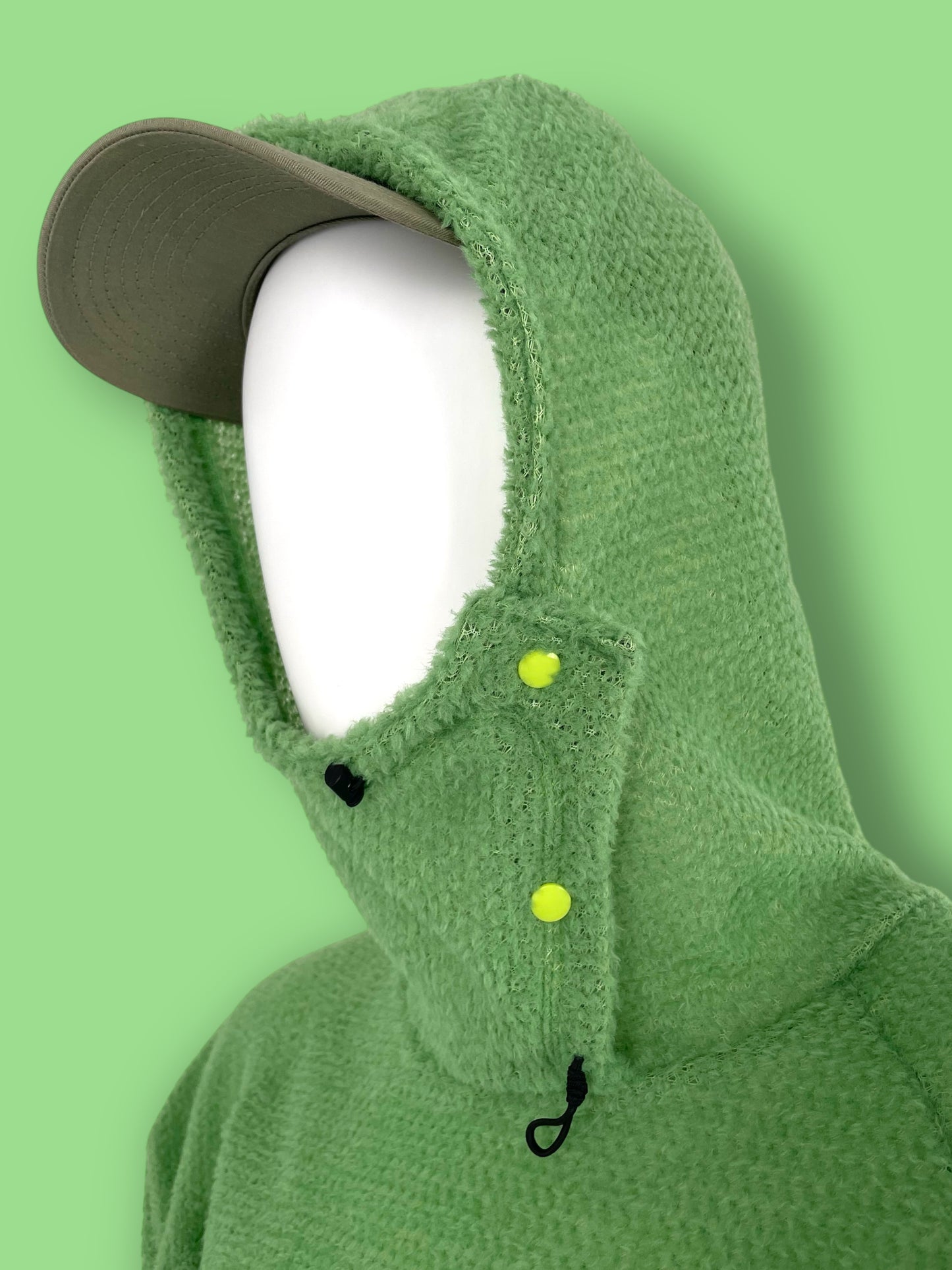 Alpha Direct Rip-Back Hoodie 90 | Bright Moss