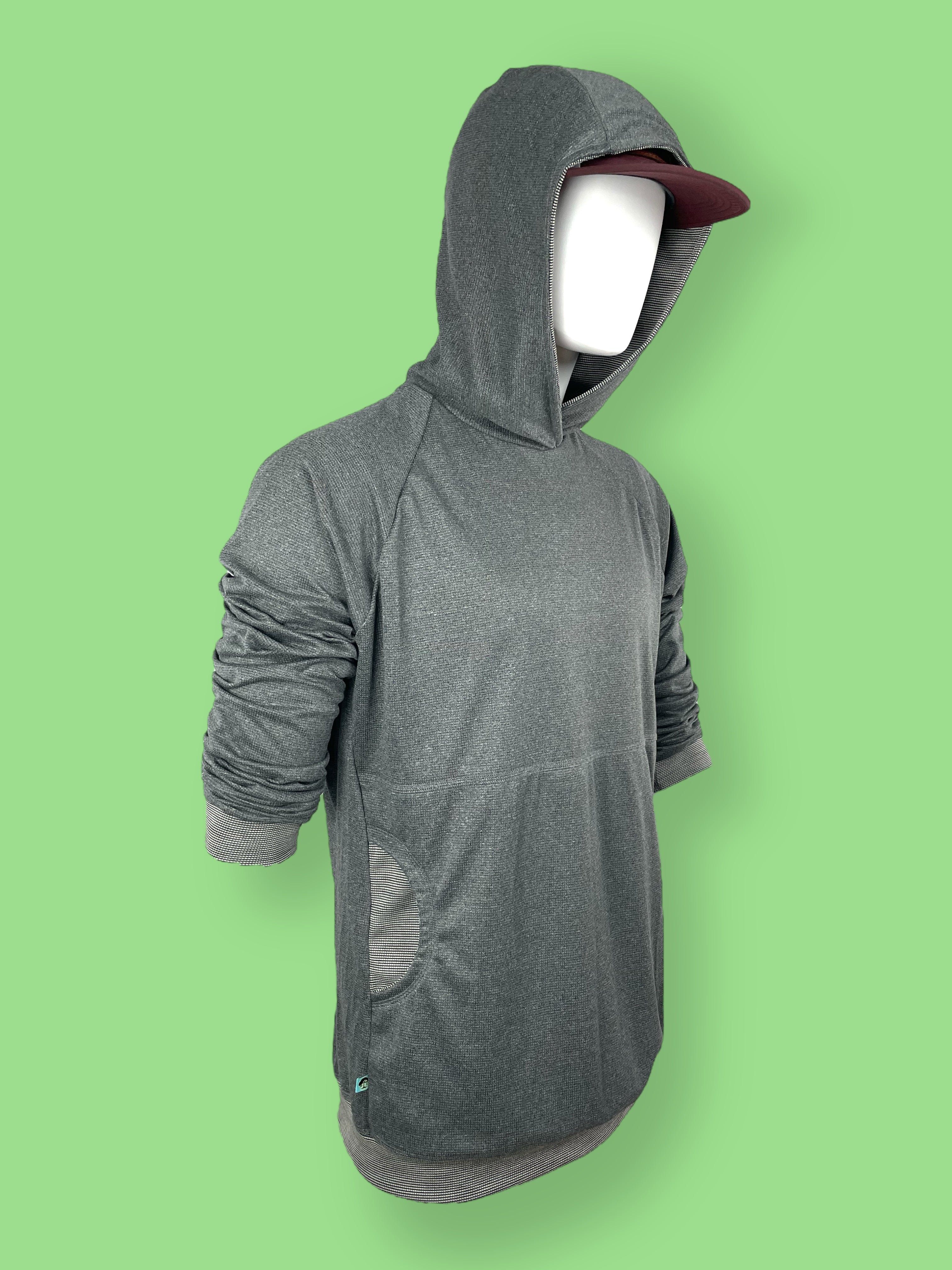 ★ADERERROR★ Block hoodie Charcoal Ader Error Logo-Embellished Hoodie Grey – SANGKIL