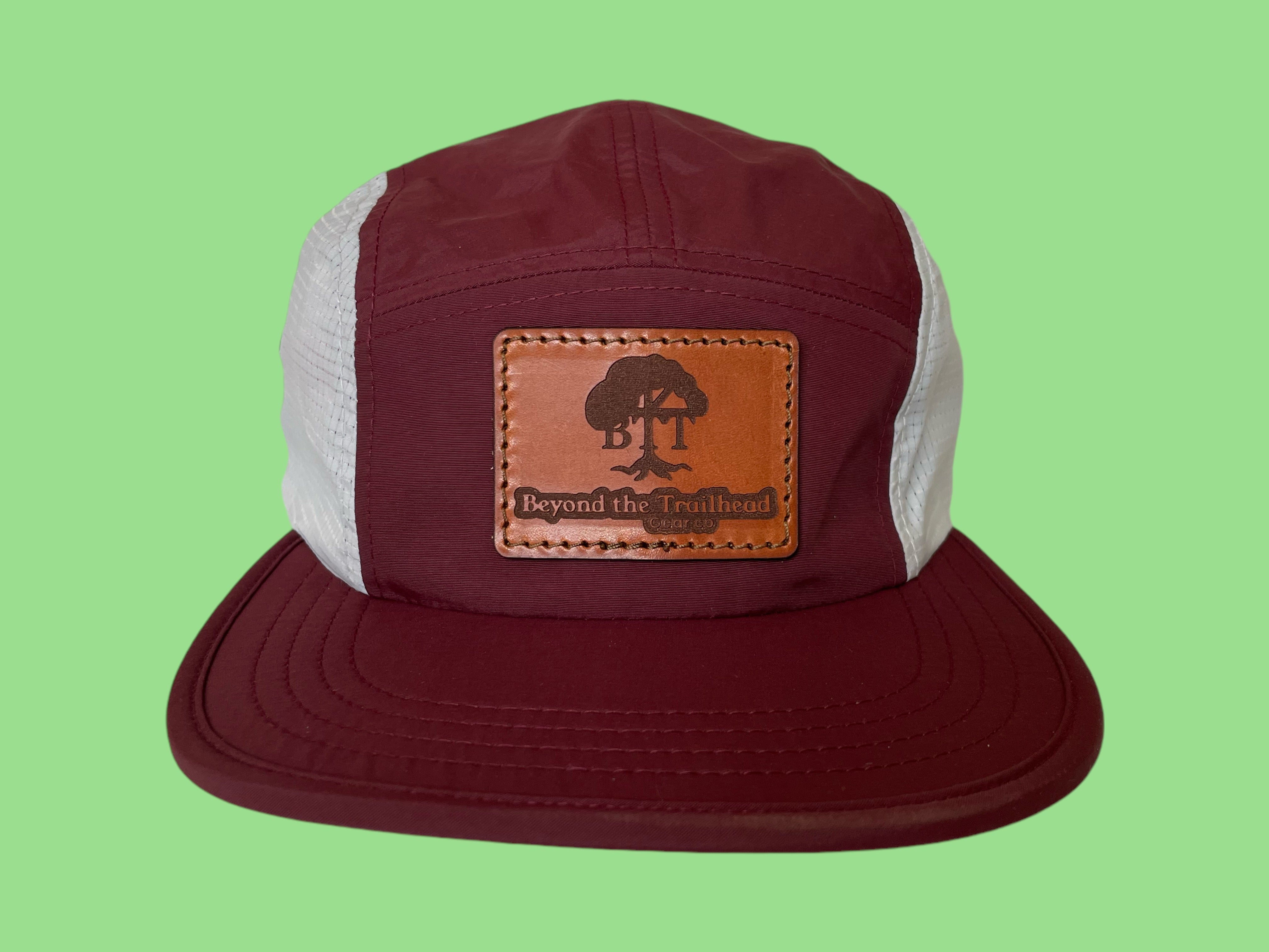 Beyond the Trailhead™ Logo PCT Trail Hat | Maroon/Glacier