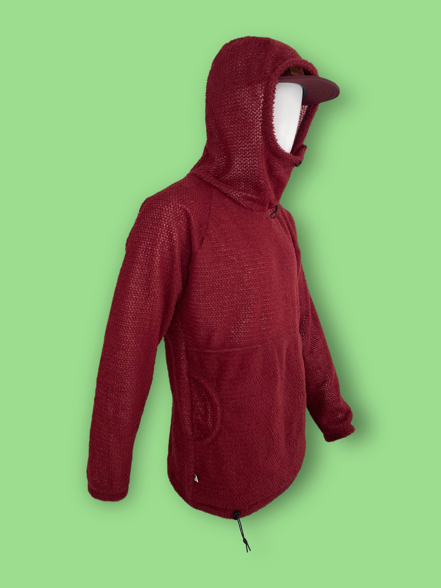 Alpha Direct Rip-Back Hoodie 90 | Burgundy
