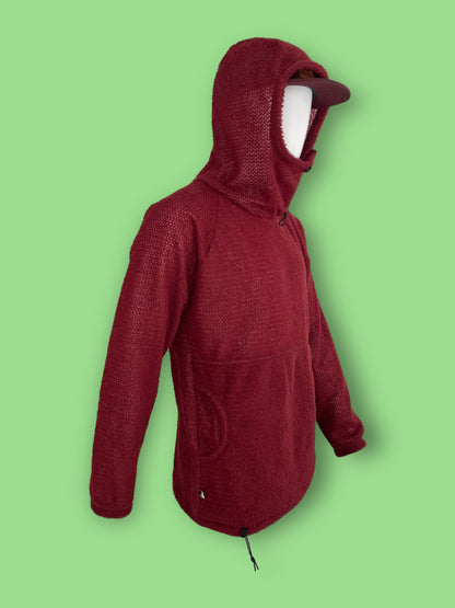 Alpha Direct Rip-Back Hoodie 90 | Burgundy