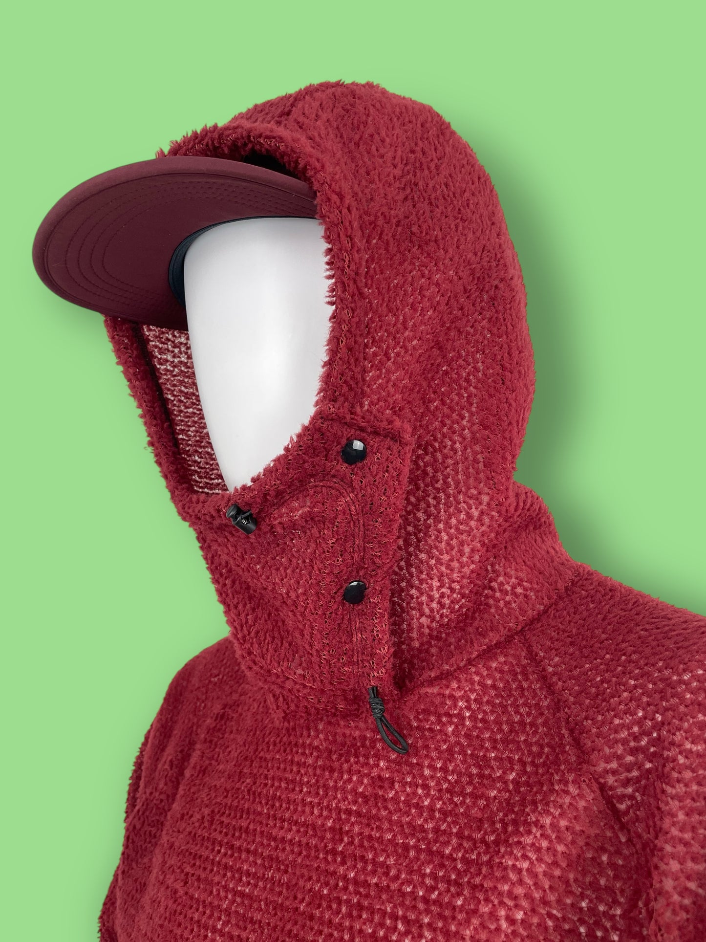Alpha Direct Rip-Back Hoodie 90 | Burgundy