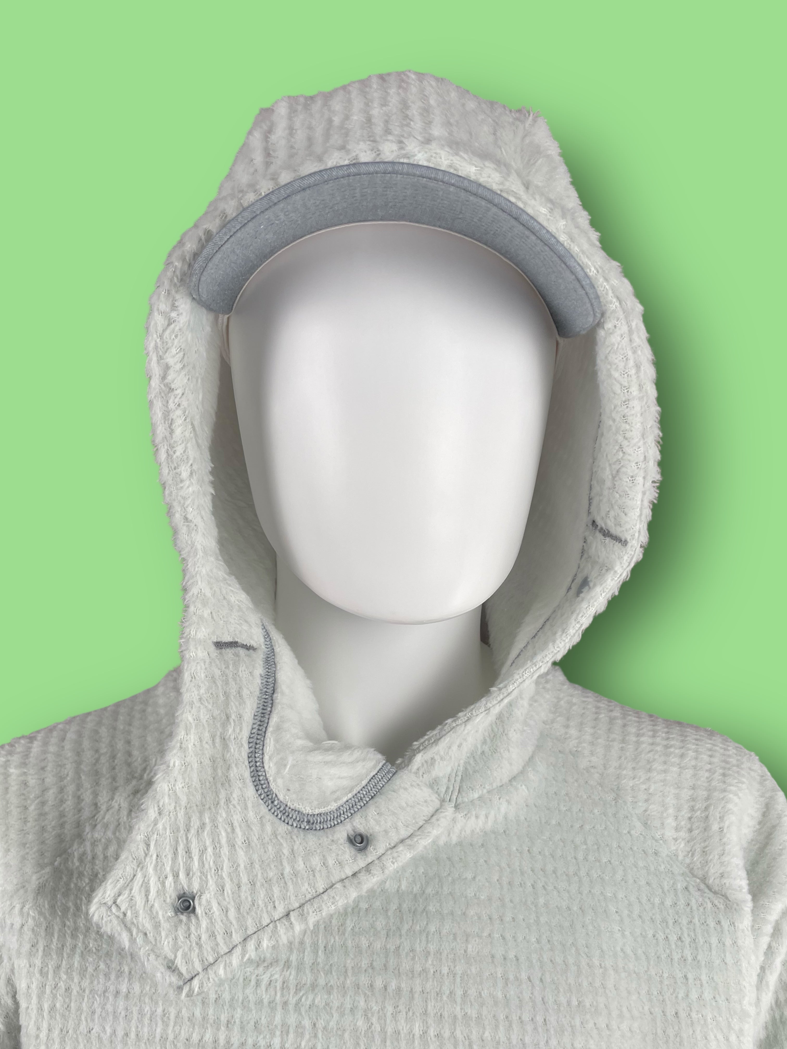 Alpha Direct Rip-Back Hoodie™ 190 | Ash White – Beyond the