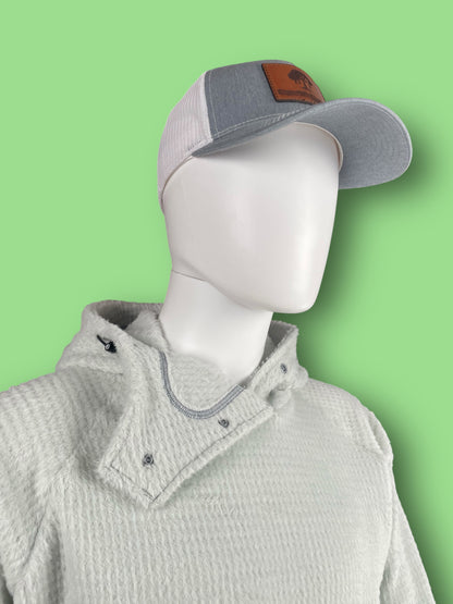 Rip-Back Hoodie™ 190 | Ash White - 26’