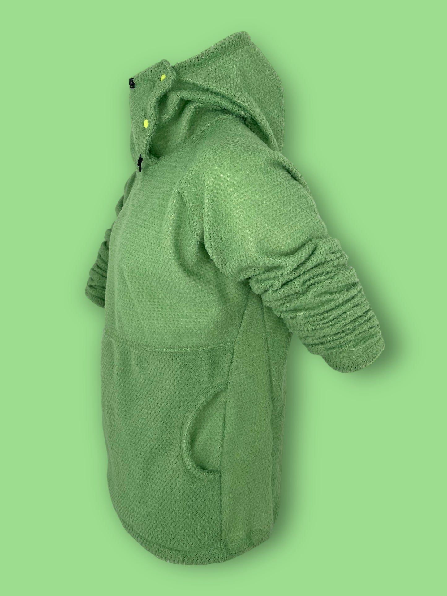 Alpha Direct Rip-Back Hoodie 90 | Bright Moss