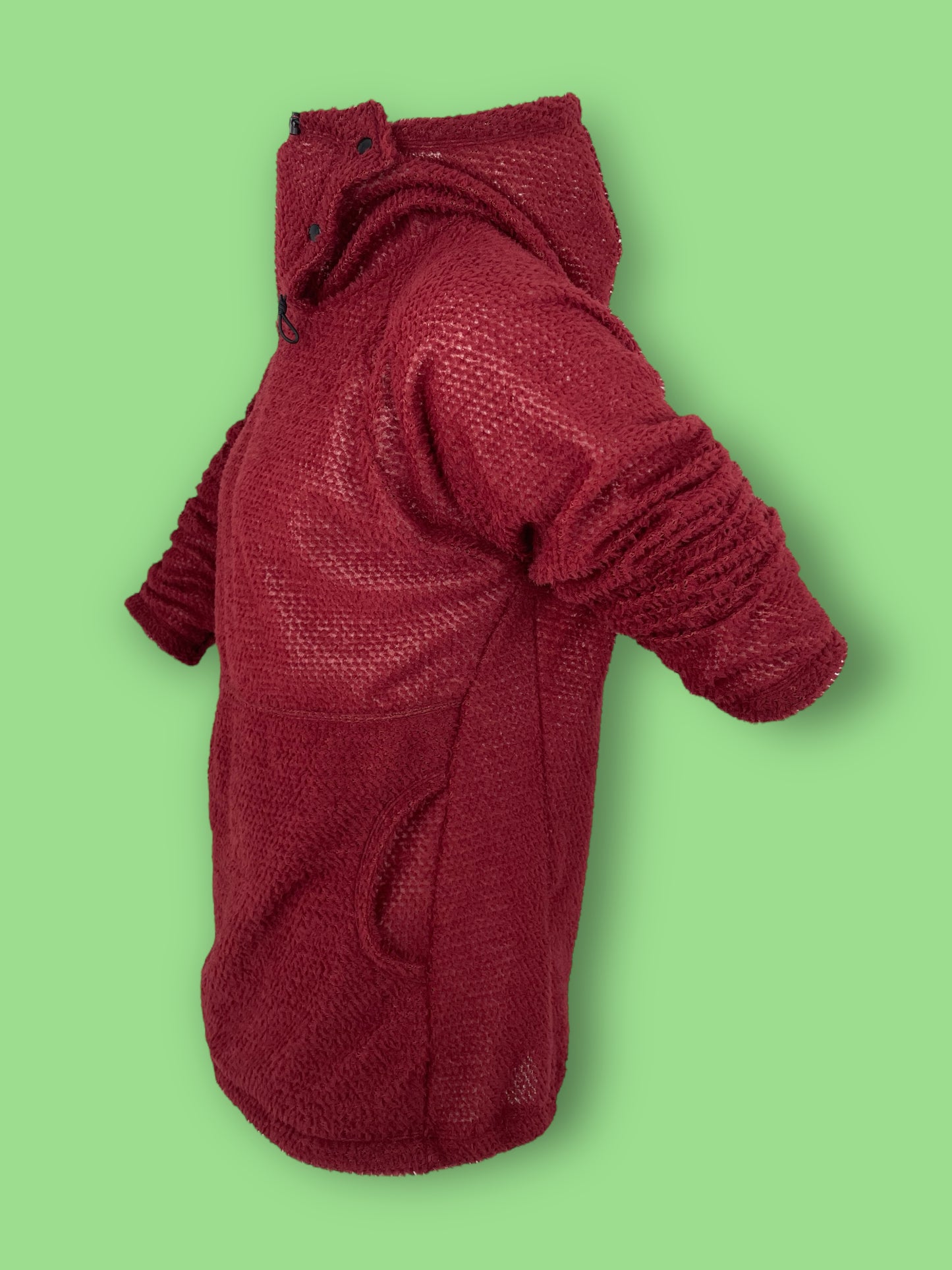 Alpha Direct Rip-Back Hoodie 90 | Burgundy