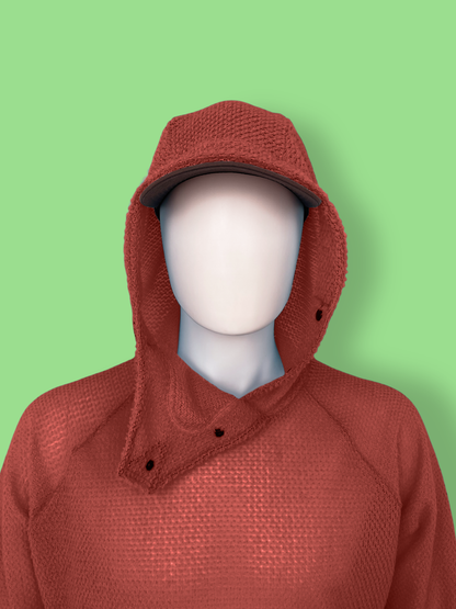 Rip-Back Hoodie™ 90 | Burgundy - 26’