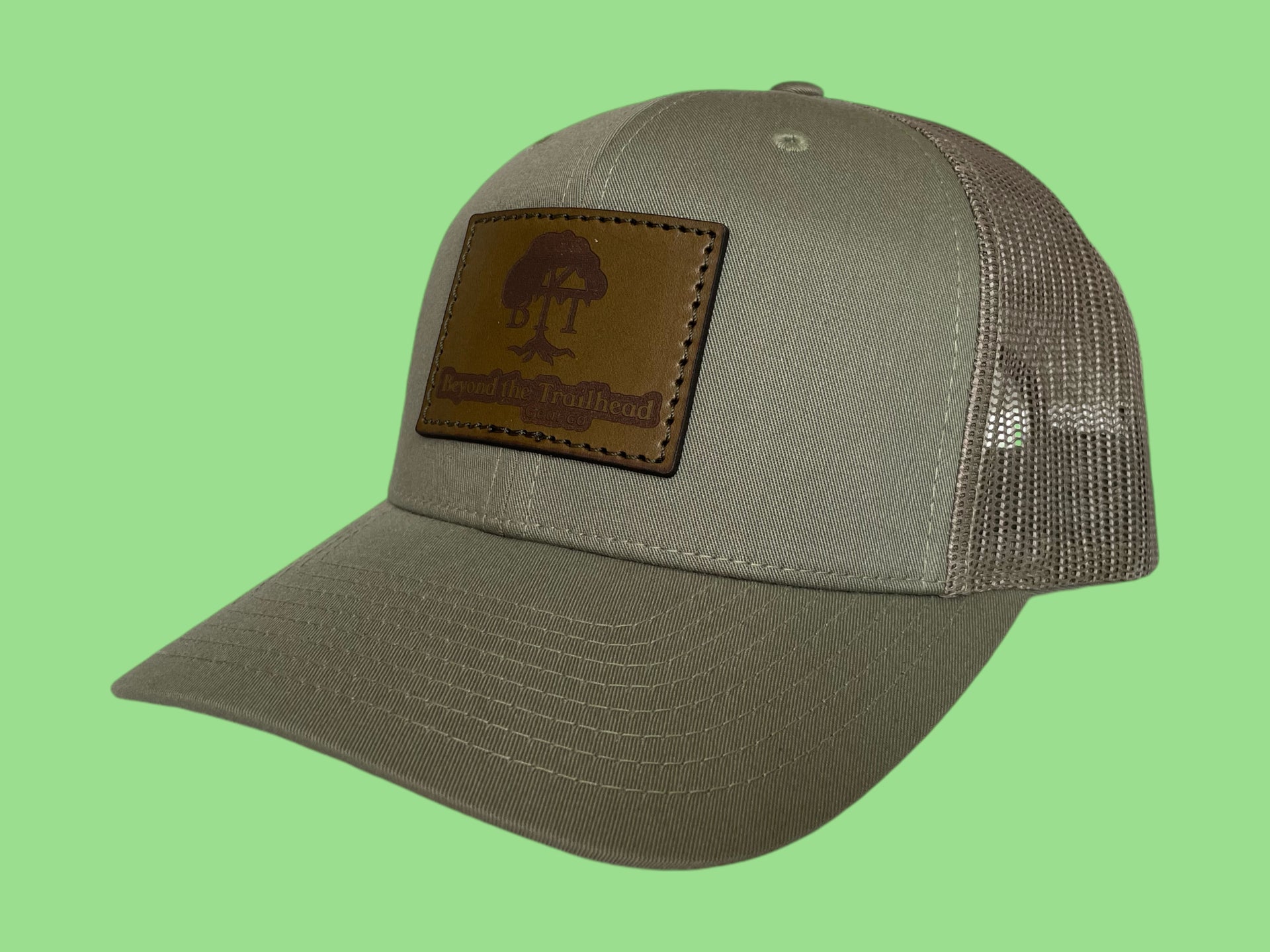 Beyond the Trailhead™ Logo Trucker Hat Loden – Beyond the