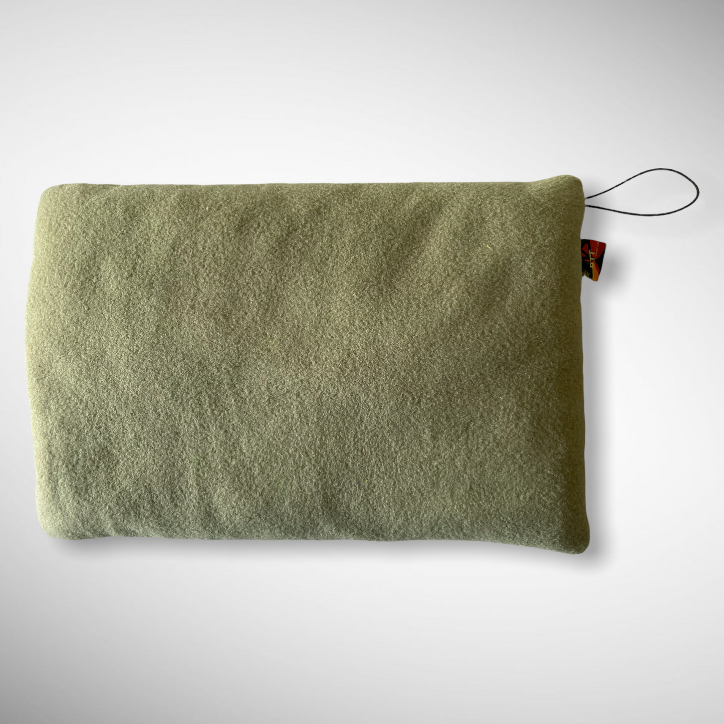 Alpha Fluff Pack Pillow-Blue/Moss Green