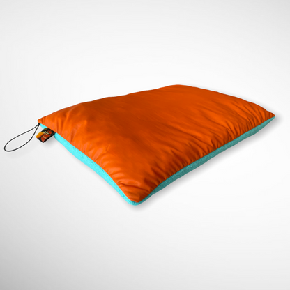 Alpha Fluff Pack Pillow-Orange/Teal